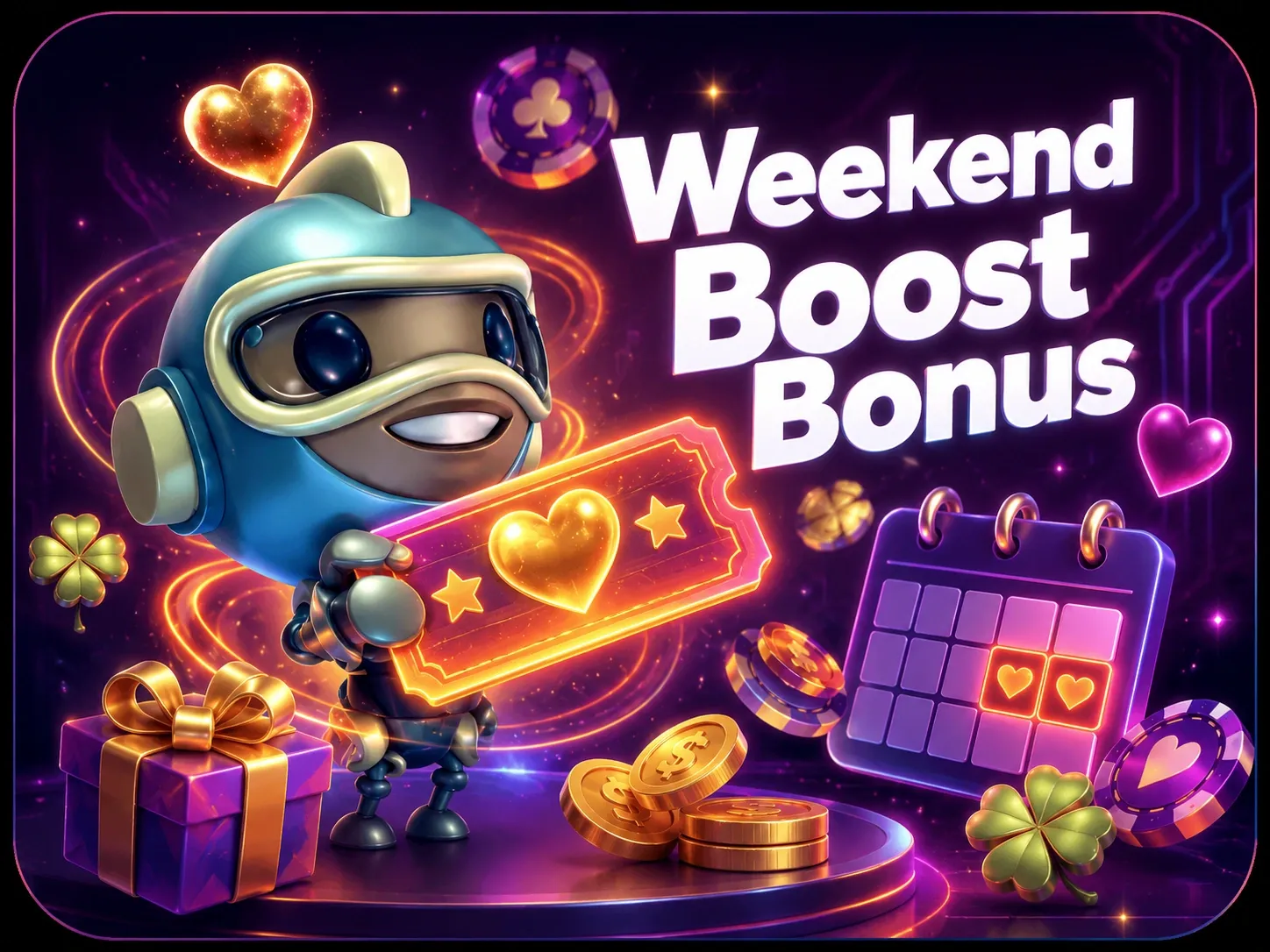 Weekend boost bonus